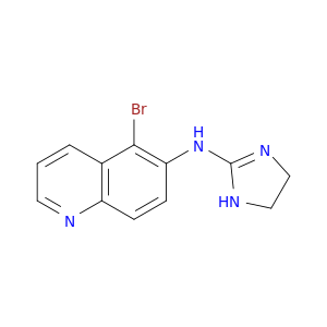 6-Quinolinamine, 5-bromo-N-(4,5-dihydro-1H-imidazol-2-yl)-
