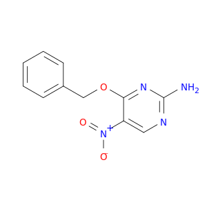 2-Pyrimidinamine, 5-nitro-4-(phenylmethoxy)-