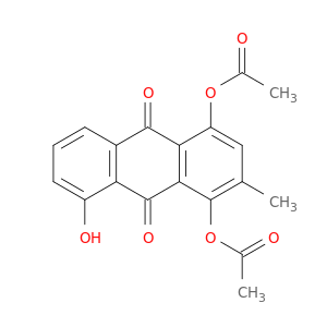 9,10-Anthracenedione, 1,4-bis(acetyloxy)-8-hydroxy-2-methyl-