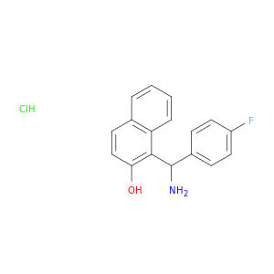 1-[Amino-(4-fluoro-phenyl)-methyl]-naphthalen-2-ol hydrochloride