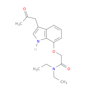 Acetamide, N,N-diethyl-2-[[3-(2-oxopropyl)-1H-indol-7-yl]oxy]-