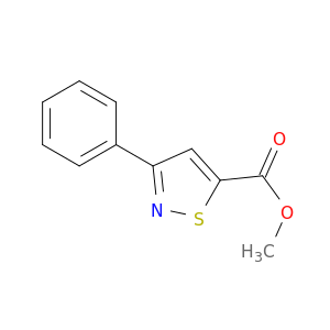 5-Isothiazolecarboxylic acid, 3-phenyl-, methyl ester