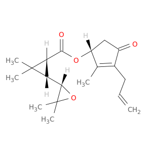 [(1R)-2-methyl-4-oxo-3-prop-2-enyl-1-cyclopent-2-enyl] (1R,3S)-3-[(2S)-3,3-dimethyloxiran-2-yl]-2,2-dimethyl-cyclopropane-1-carboxylate