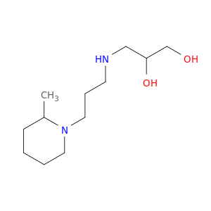 1,2-Propanediol, 3-[[3-(2-methyl-1-piperidinyl)propyl]amino]-