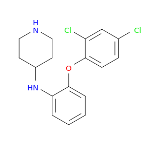 4-Piperidinamine, N-[2-(2,4-dichlorophenoxy)phenyl]-
