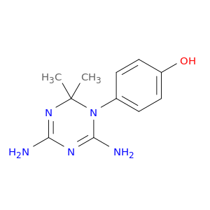 Phenol, 4-(4,6-diamino-2,2-dimethyl-1,3,5-triazin-1(2H)-yl)-