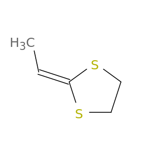 1,3-Dithiolane, 2-ethylidene-