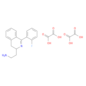 3,4-Dihydro-1-(2-fluorophenyl)-3-isoquinolineethanamine ethanedioate (1:2)