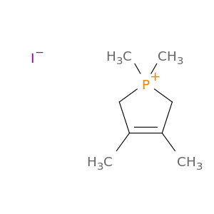 1H-Phospholium, 2,5-dihydro-1,1,3,4-tetramethyl-, iodide