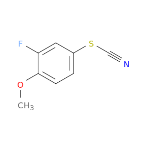 Thiocyanic acid, 3-fluoro-4-methoxyphenyl ester