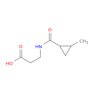 3-[(2-methylcyclopropyl)formamido]propanoic acid