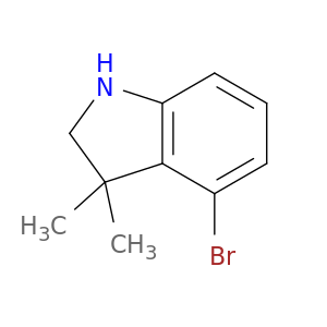 4-溴-3,3-二甲基吲哚啉