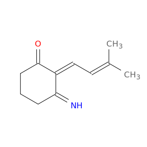Cyclohexanone, 3-imino-2-(3-methyl-2-buten-1-ylidene)-, (2E)-