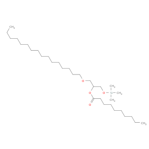 Decanoic acid, 1-[(hexadecyloxy)methyl]-2-[(trimethylsilyl)oxy]ethyl ester