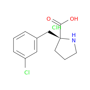 2-[(3-氯苯基)甲基]-d-脯氨酸