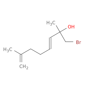 3,7-Octadien-2-ol, 1-bromo-2,7-dimethyl-, (E)-