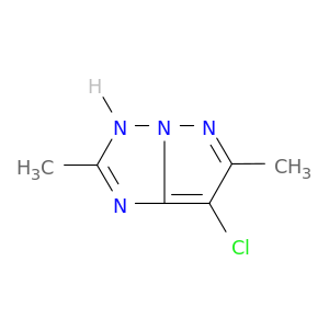 1H-Pyrazolo[1,5-b][1,2,4]triazole, 7-chloro-2,6-dimethyl-