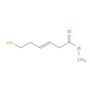 3-Hexenoic acid, 6-mercapto-, methyl ester, (E)-
