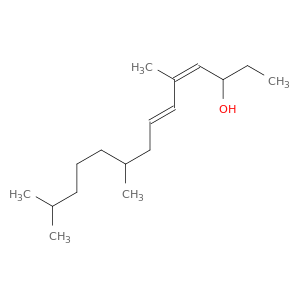 4,6-Tetradecadien-3-ol, 5,9,13-trimethyl-, (Z,E)-