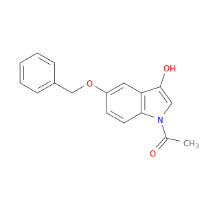 1-[3-羟基-5-(苯甲氧基)-1H-吲哚-1-基]乙酮