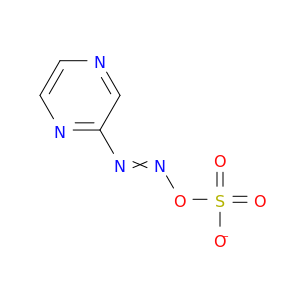 Pyrazine, [(sulfooxy)azo]-