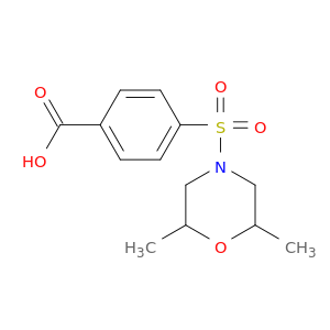 4-[(2,6-Dimethylmorpholin-4-yl)sulfonyl]benzoic Acid