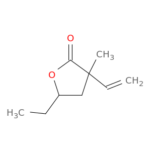 2(3H)-Furanone, 3-ethenyl-5-ethyldihydro-3-methyl-