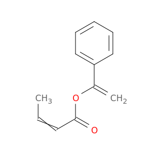 2-Butenoic acid, 1-phenylethenyl ester