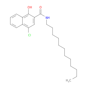 4-氯-N-十二烷基-1-羟基-2-萘甲苯甲酰胺