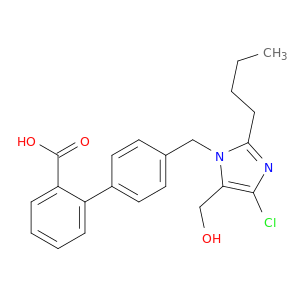 4'-[2-丁基-4-氯-5-(羟甲基)-1H-咪唑-1-基]甲基][1,1'-联烯基]-2-羧酸