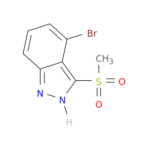 4-Bromo-3-(methylsulfonyl)-1H-indazole