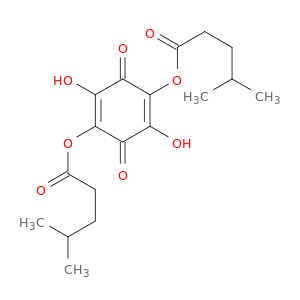 Pentanoic acid,4-methyl-, 2,5-dihydroxy-3,6-dioxo-1,4-cyclohexadiene-1,4-diyl ester (9CI)