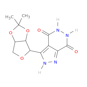 1H-Pyrazolo[3,4-d]pyridazine-4,7-dione,5,6-dihydro-3-(2,3-O-isopropylidene-b-DL-erythrofuranosyl)- (8CI)