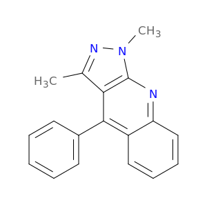 1H-Pyrazolo[3,4-b]quinoline, 1,3-dimethyl-4-phenyl-