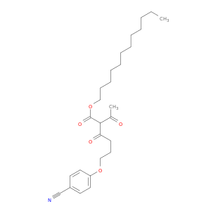 Hexanoic acid, 2-acetyl-6-(4-cyanophenoxy)-3-oxo-, dodecyl ester
