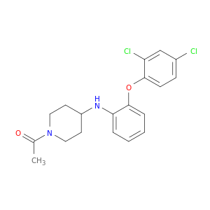 Ethanone, 1-[4-[[2-(2,4-dichlorophenoxy)phenyl]amino]-1-piperidinyl]-