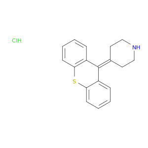 Piperidine, 4-(9H-thioxanthen-9-ylidene)-, hydrochloride