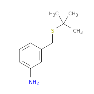 3-[(tert-butylsulfanyl)methyl]aniline