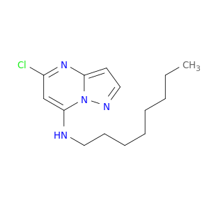 Pyrazolo[1,5-a]pyrimidin-7-amine, 5-chloro-N-octyl-