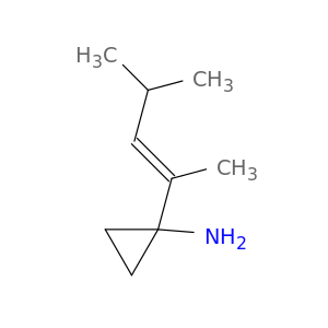 Cyclopropanamine,1-(1,3-dimethyl-1-buten-1-yl)-