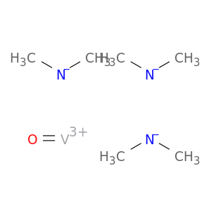 dimethylazanide; oxovanadium