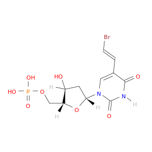 5'-Uridylic acid, 5-[(1E)-2-bromoethenyl]-2'-deoxy-
