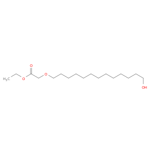 Acetic acid, [(13-hydroxytridecyl)oxy]-, ethyl ester
