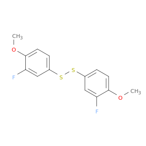 Disulfide, bis(3-fluoro-4-methoxyphenyl)