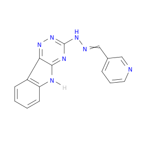 NICOTINALDEHYDE 5H-(1,2,4)TRIAZINO[5,6-B]INDOL-3-YLHYDRAZONE