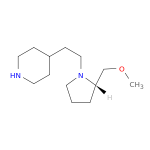 Piperidine, 4-[2-[(2S)-2-(methoxymethyl)-1-pyrrolidinyl]ethyl]-
