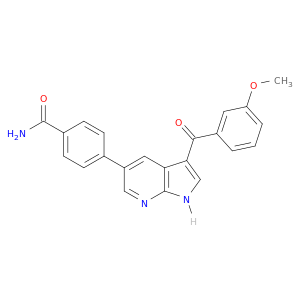 Benzamide, 4-[3-(3-methoxybenzoyl)-1H-pyrrolo[2,3-b]pyridin-5-yl]-