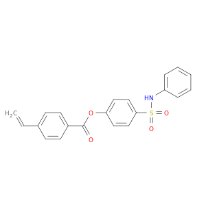 Benzoic acid, 4-ethenyl-, 4-[(phenylamino)sulfonyl]phenyl ester