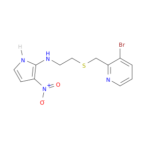 N-[2-[(3-溴-2-吡啶基)甲基]硫基]乙基]-3-硝基-1H-吡咯-2-胺
