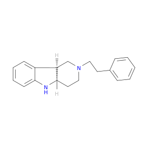 1H-Pyrido[4,3-b]indole, 2,3,4,4a,5,9b-hexahydro-2-(2-phenylethyl)-, cis-